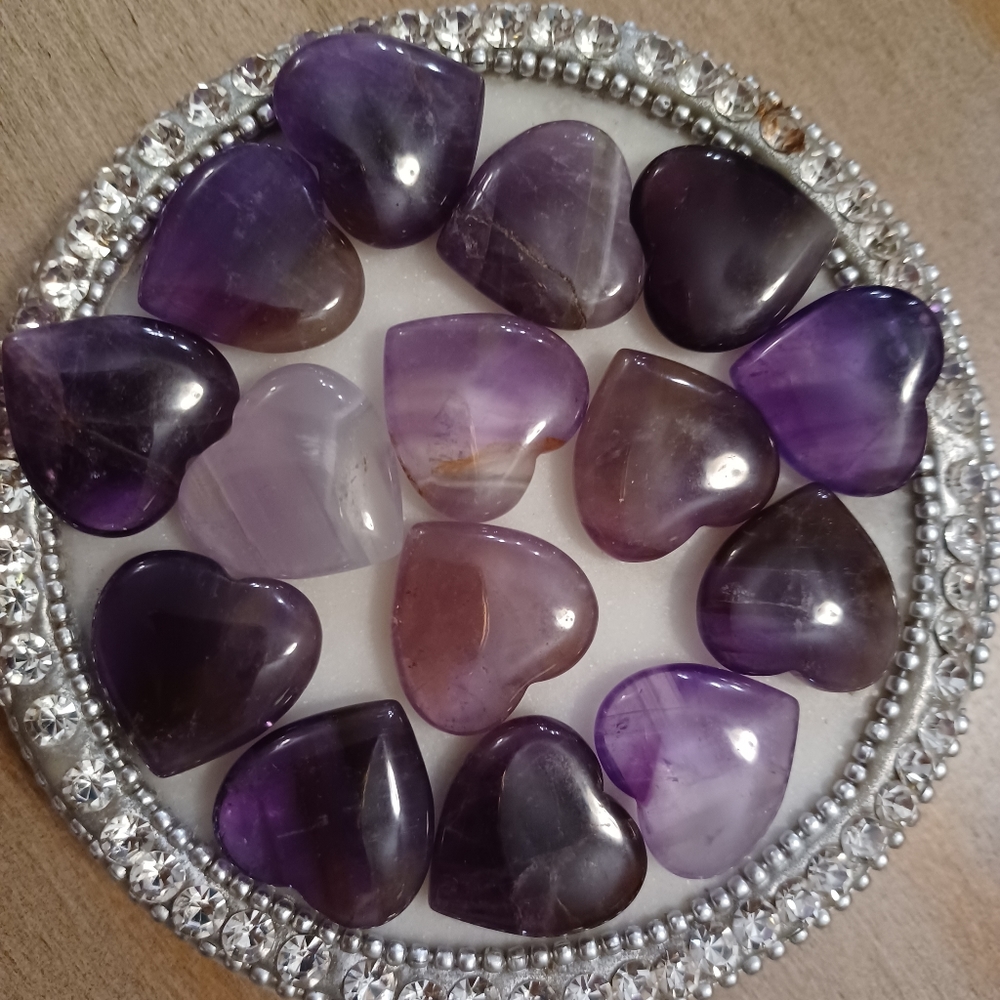Amethyst Mini Heart